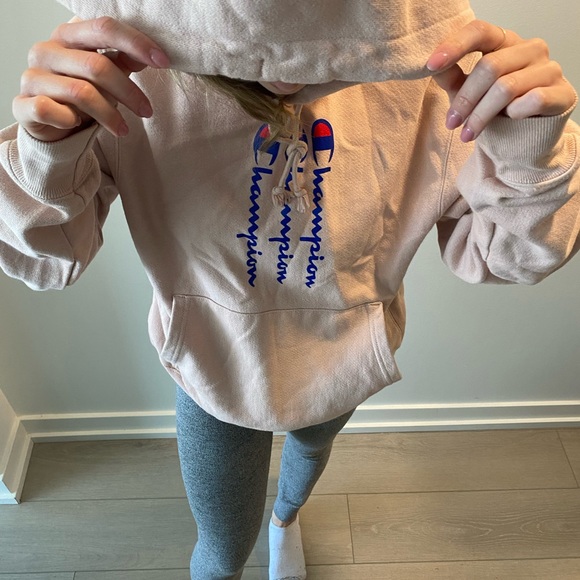 Light pink Champion Hoodie - Picture 1 of 3